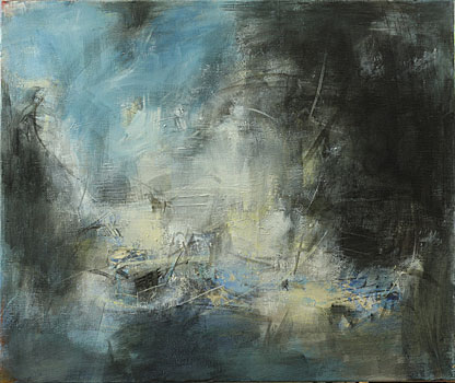 Gerhard Sauter, o.T., 2010, Acryl auf Leinwand, 84 x 100 cm