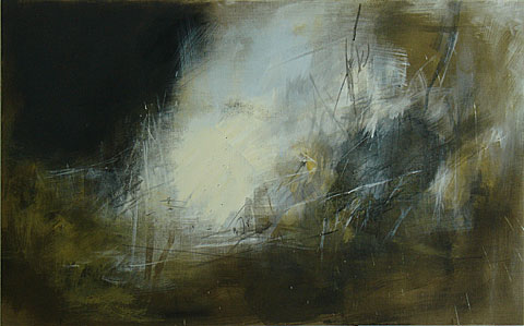 Gerhard Sauter, o.T., 2007, Acryl auf Leinwand, 100 x 150 cm40 x 40 cm