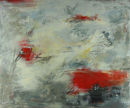 Gerhard Sauter, o.T., 2009, Acryl auf Leinwand, 100 x 120 cm