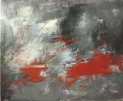 Gerhard Sauter, o.T., 2010, Acryl auf Leinwand, 90 x 110 cm