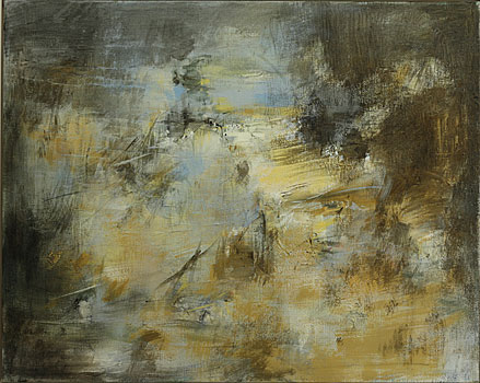 Gerhard Sauter, o.T., 2009, Acryl auf Leinwand, 100 x 125 cm
